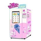 Distributeur automatique combiné de yaourt froid automatique de crème glacée à vendre