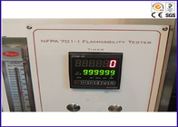 Équipement d'essai du feu de laboratoire pour la méthode 1 d'essai des tissus NFPA 701