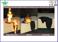 Équipement d'essai d'inflammabilité des matelas CFR1632 et des alèses du laboratoire 16