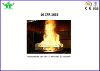 Équipement d'essai d'inflammabilité des matelas CFR1633 pour la flamme nue