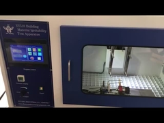 Machine d'essai d'ignifugation des matériaux de construction avec source de flamme unique ISO 11925-2