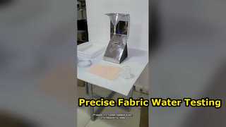 Test de résistance à l'eau de tissu d'appareil de contrôle d'estimation de jet de textile