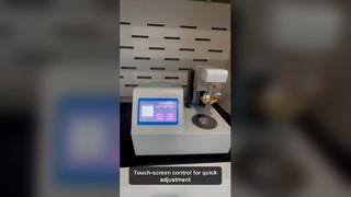 Vidéo 3 du testeur de point d'éclair en coupelle fermée