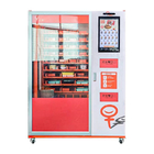 Station de charge en verre de congélation de distributeur automatique de pain grillé de sandwich à nourriture grande
