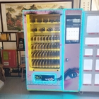 Distributeur automatique blanc d'écran de la publicité d'affichage à cristaux liquides de vendeur d'hamburger de boissons et de casse-croûte