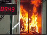 Appareillage brûlant extérieur d'essai de caractéristiques de matériaux de construction d'ASTM E84