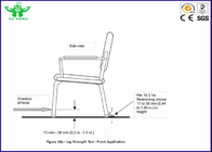 2000kg - équipement d'essai Pression-résistant de meubles de jambes de la chaise 5000kg 700mm