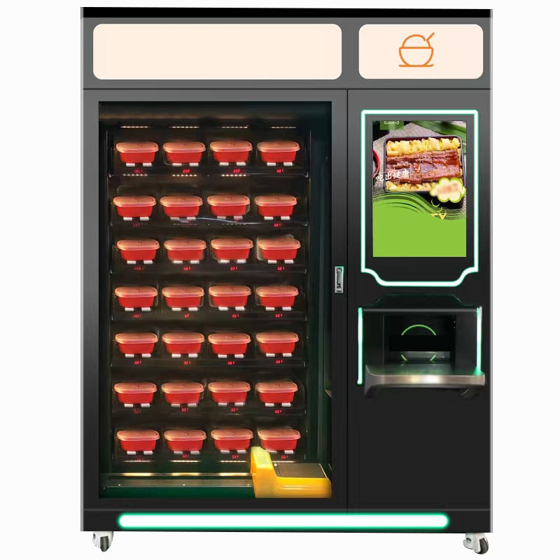 Distributeur automatique à jetons de ceinture de nourriture de fruit frais de légume de salade de distributeur automatique de pizza de gâteau à vendre