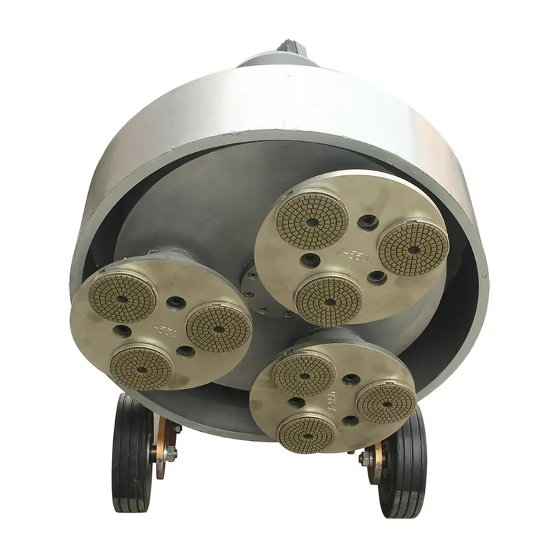 Machine de meulage de granit 220kg avec plaque de meulage en 3 morceaux et réservoir d'eau de 10,6 L
