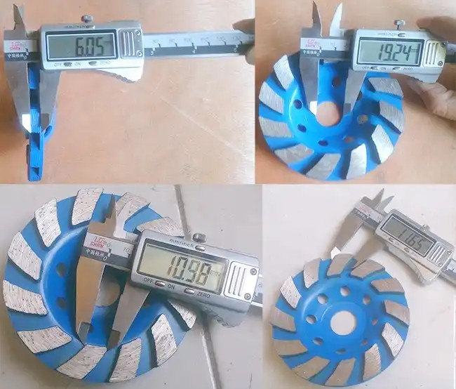 Machine de meulage de plancher de béton haute performance 220V 320 Rpm Avec 3 plaques de meulage