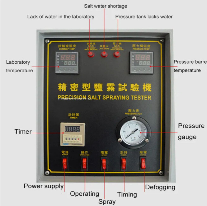 OBM 1440L Machine d'essai de corrosion par pulvérisation saline Chambre d'essai de brouillard salin Armoire de corrosion par pulvérisation saline