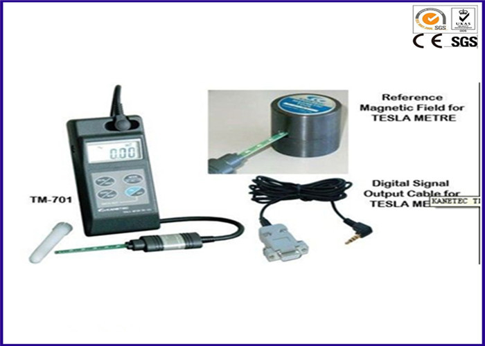 Mètre de force de champ magnétique, mètre de gauss de Tesla avec le type axial sonde