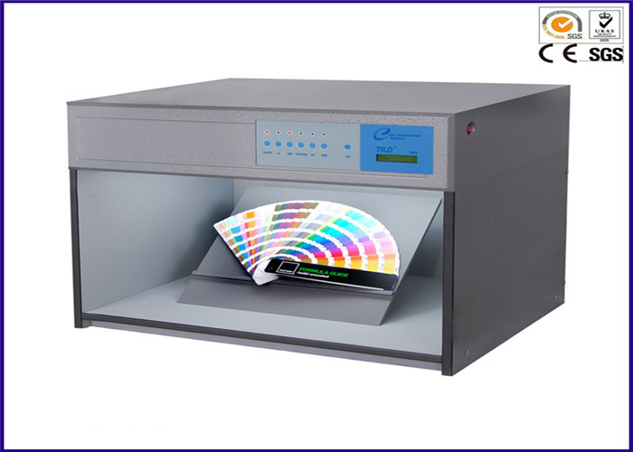 La rotation/l'équipement essai de textile colorent le Cabinet d'évaluation avec la lumière 5