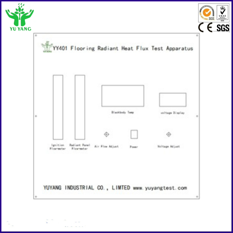 Flux rayonnant critique d'appareil de contrôle du feu d'OIN 9239-1 ASTM E648 avec une source d'énergie de la chaleur rayonnante