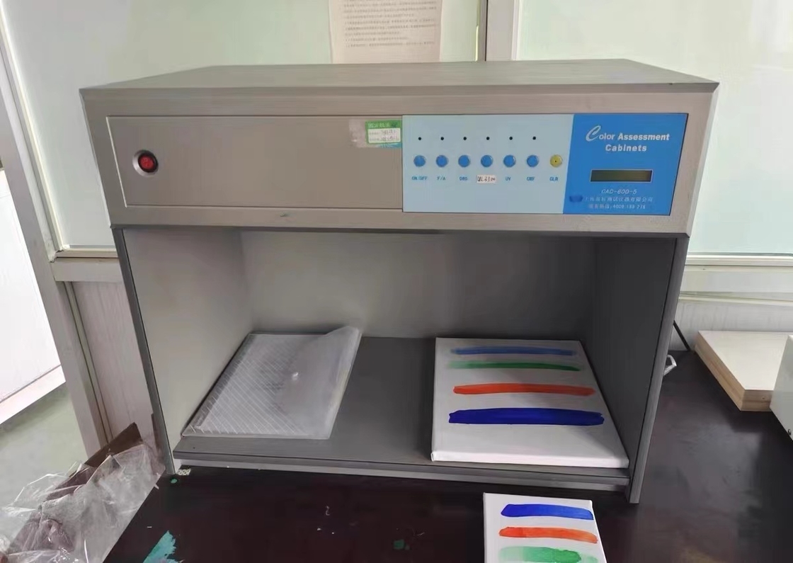 Cabinet d'évaluation des couleurs de tissus textiles - Chambre d'éclairage pour l'inspection