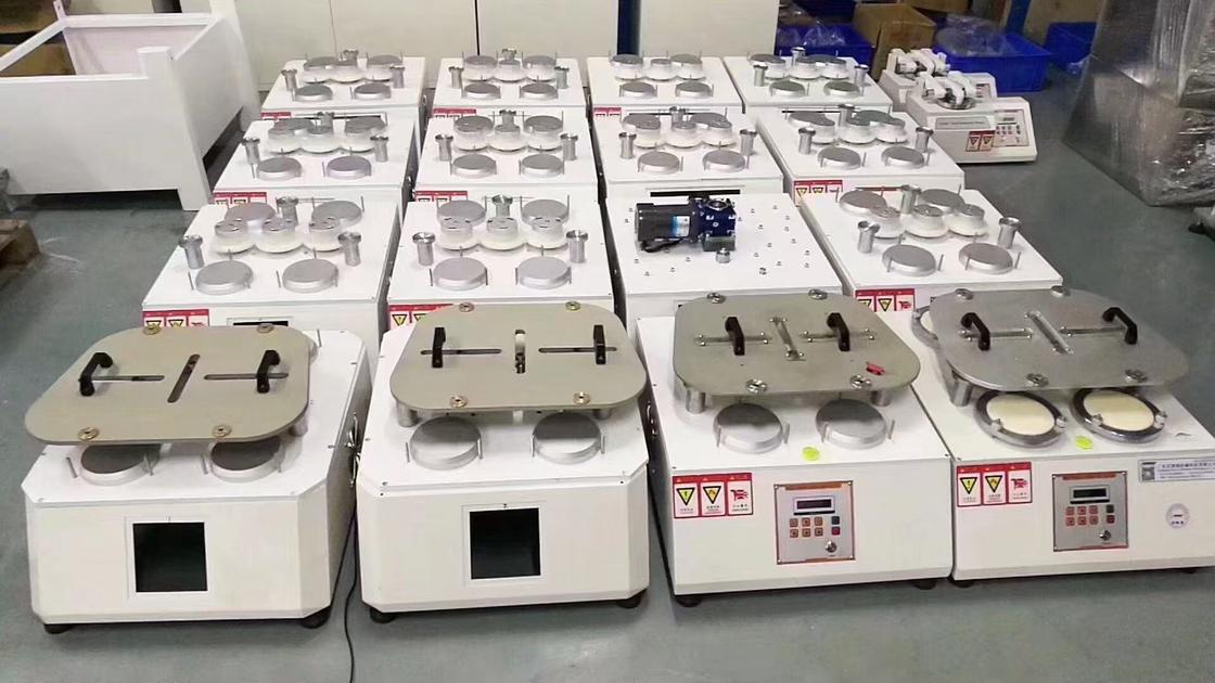 ISO 12947-2 Appareil d'essai d'abrasion et de boulochage Martindale pour machine d'essai de résistance des textiles