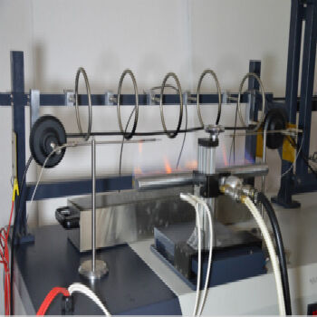 Appareil de test d'intégrité de circuit de câbles électriques IEC 60331, BS 6387, EN 50200 - Test de feu, choc, pulvérisation d'eau