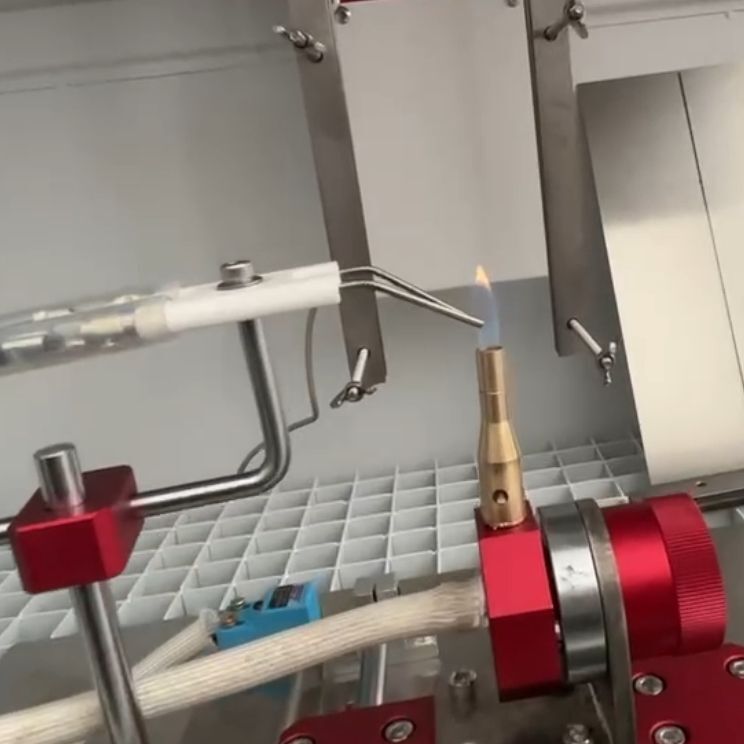 ISO 11925-2 Certified Ignitability Test Apparatus with Stainless Steel Construction and 0.7m/s Flue Air Velocity for Building Materials