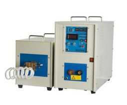 15 kW Machine de chauffage par induction à haute fréquence Nouveau métal Tuyaux de cuivre Soudure de fil de fer Fabrication d'usines de construction Moteur