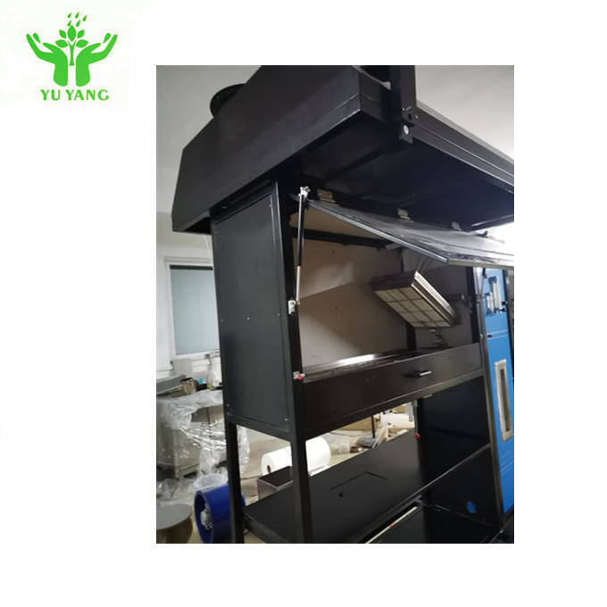 Appareil d'essai de flux de chaleur radiante pour revêtements de sol conforme aux normes ISO 9239-1 ASTM E 846 avec hauteur de flamme réglable de 60 à 120 mm et mesure du flux de chaleur de 0 à 15 kW/m2