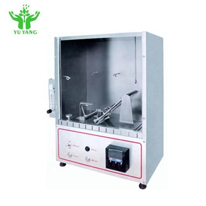 Testeur d'inflammabilité de couvertures ASTM D4151 avec spécimen de 70 mm x 70 mm et équipement de test de feu de flamme de 16 mm