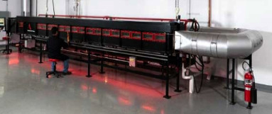 Appareillage horizontal d'essai de tunnel de l'UL 910/NFPA 262 Steiner d'équipement d'essai d'inflammabilité de 12 kilowatts