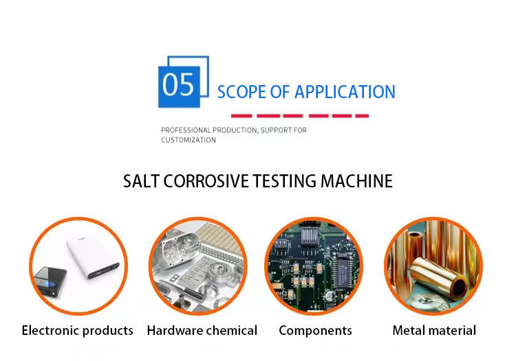 Testeur de brouillard salin cyclique pour laboratoire électronique, chambre de corrosion simulée, norme ASTM, air, USA, pour applications de laboratoire