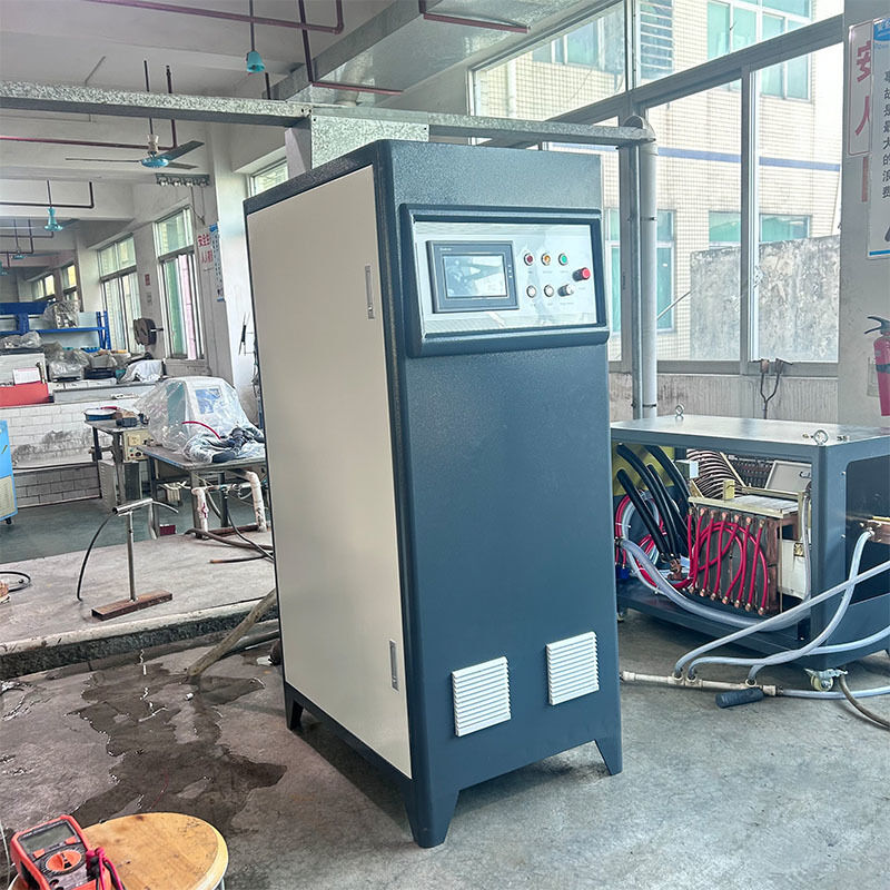 Machine de chauffage par Induction à haute fréquence 30kw, facile à utiliser, pour soudage de tuyaux en cuivre, chauffage par Induction, 220V, nouveau roulement PLC