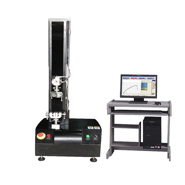 Machine d'essai de la résistance à la traction des films en plastique 5kN Test du point de rupture de l'allongement ASTM D882 ISO 527