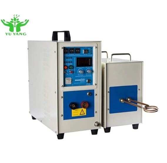Chauffage par induction IGBT contrôlé par YUYANG PLC 25kW 380V Eco-friendly High Efficiency Metal Annealing Quenching Brazing Forging