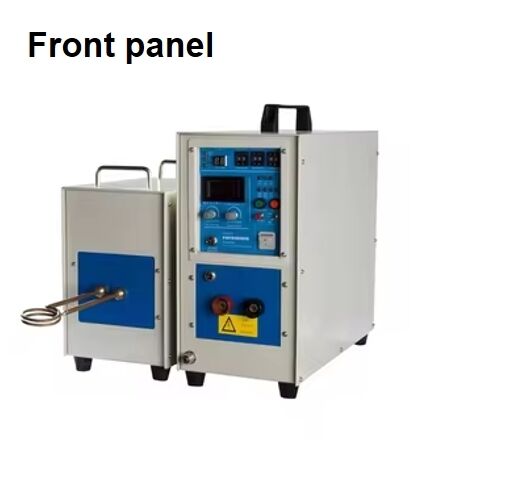 Machine de chauffage par induction contrôlée par PLC pour barres rondes en acier, billettes pour forgeage, haute efficacité, écologique, usage industriel