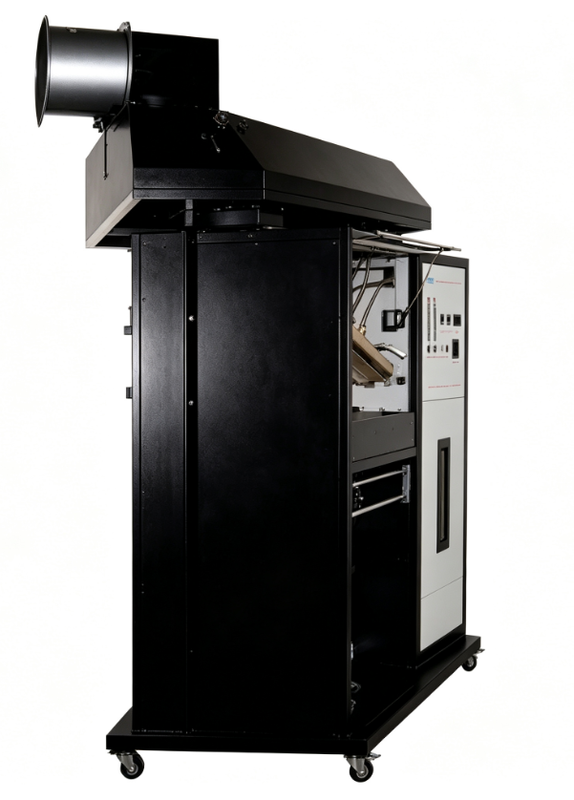 Testeur de flux radiant critique conforme à la norme ISO9239 avec une puissance totale de 2 kW et un panneau radiant de 300 mm × 450 mm pour les tests de flux thermique des revêtements de sol