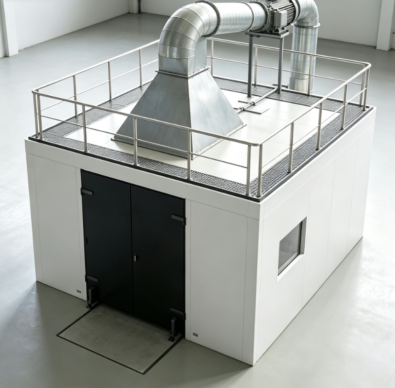 YYF005 Appareil d'essai des matériaux et produits de construction pour un seul objet brûlant (SBI)