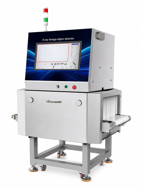 Machine d'inspection par rayons X automatique pour aliments, type convoyeur, détecteur de corps étrangers avec système de rejet