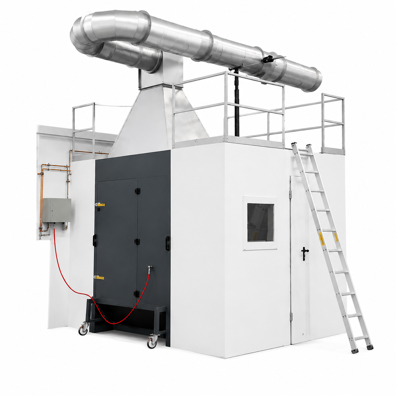 Machine d'essai de la résistance au feu des matériaux de construction Testeur d'élément à combustion simple avec système d'acquisition de données