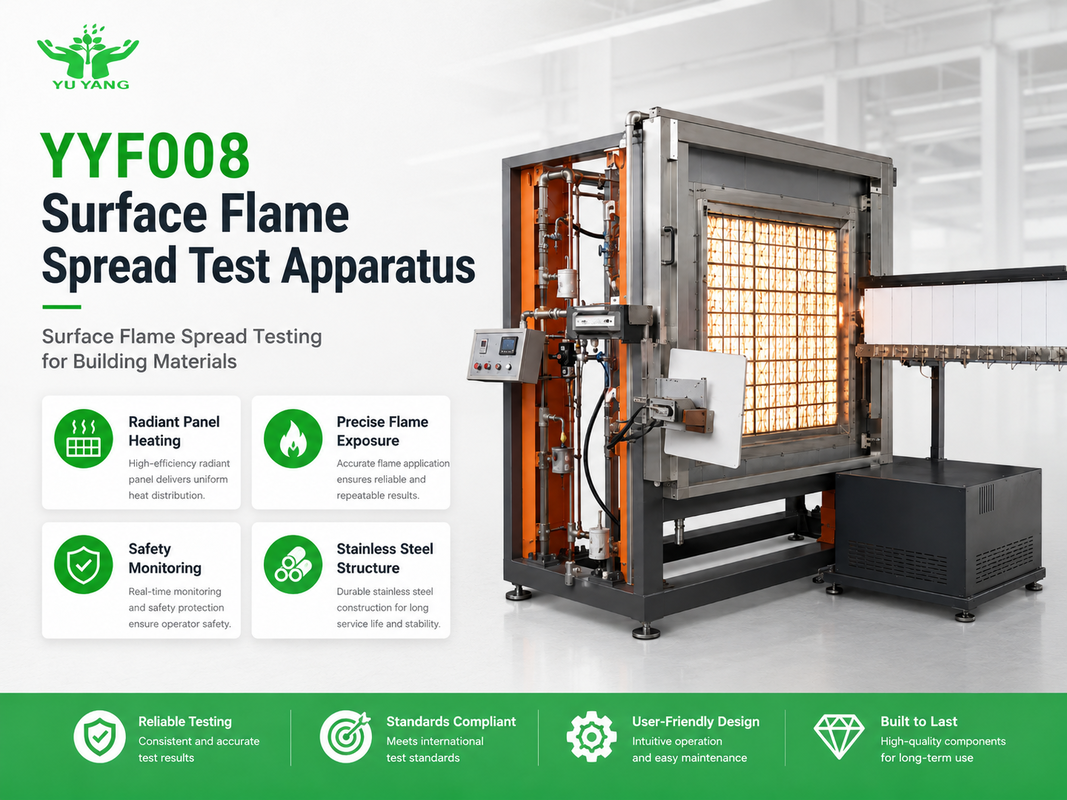 Chambre d'essai de propagation de la flamme conforme à la norme BS 476-7 avec un poids de 400 kg et une puissance de 220 V à 50 Hz pour les matériaux de construction
