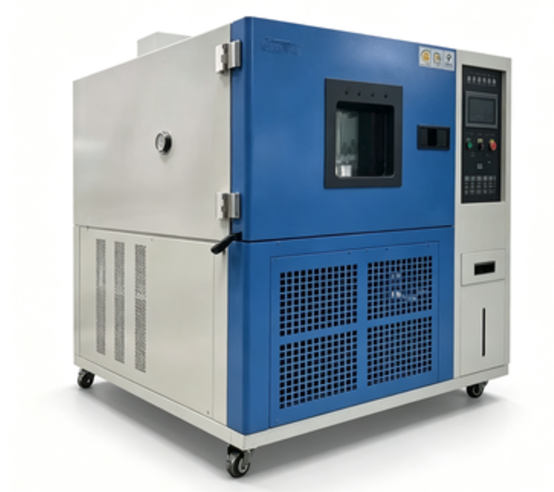Chambre d'essai de choc thermique YYE-010 avec contrôle PID SSR, acier inoxydable SUS#304 et contrôleur TEMI 880 pour pièces électroniques et automobiles