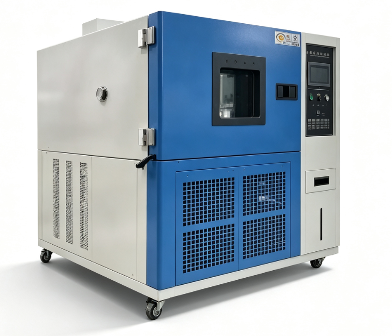 Chambre d'essai de choc thermique YYE-010 avec contrôle PID SSR, acier inoxydable SUS#304 et contrôleur TEMI 880 pour pièces électroniques et automobiles