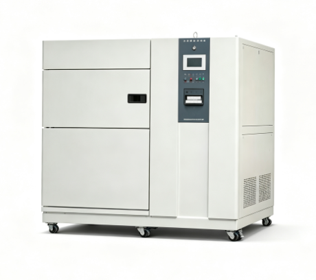 YYE-010 Stainless Steel Plate Environmental Test Chamber with PID and SSR Control and Two Chambers Design Thermal Shock Tester