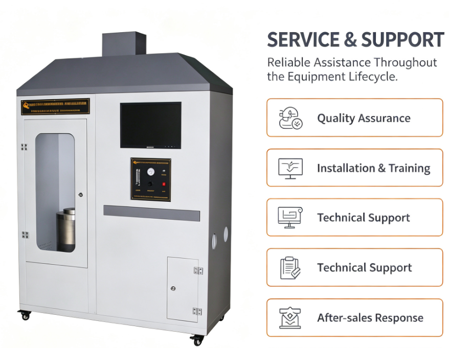 Industrial Plastic Fire Resistance Testing Machine Combustion Behavior Tester for Research Laboratory