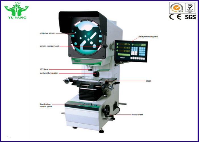 mesure verticale optique de projecteur de profil de 10x 20x 50x 100x Digital pour le fil et le câble