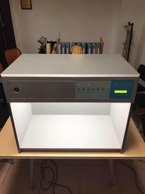 Boîte colorimétrique d'évaluation de couleur de Cabinet de 6 sources lumineuses standard