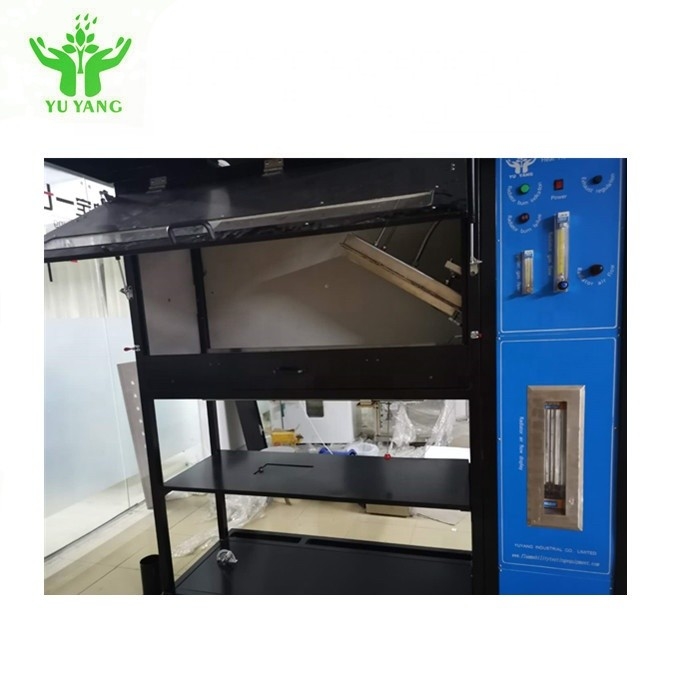 Essai ignifuge d'ASTM E648, équipement d'essai rayonnant parquetant du feu de flux thermique de 120mm
