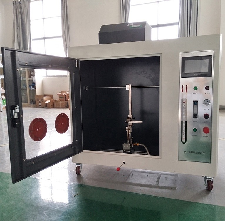 UL 94 Chambre d'essai à brûleur horizontale et verticale avec supports entièrement réglables