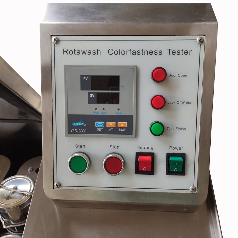 Couleur de lavage de Rotawash d'appareil de contrôle de stabilité de contrôle d'écran tactile d'AATCC
