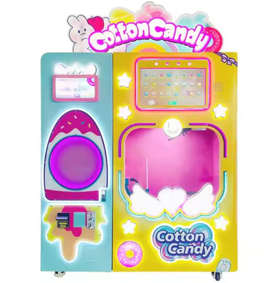 Machine à vendre automatique de bonbons de coton à base de fil