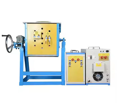 Induction électronique du four de fusion d'or en acier inoxydable