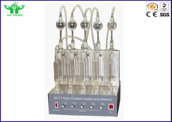 Méthode de lampe d'appareil de contrôle de contenu de soufre d'essence et de kérosène d'équipement d'analyse d'huile d'ASTM D1266