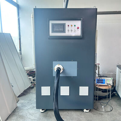 Machine de chauffage par induction à haute fréquence de 25KW IGBT pour le chauffage et le pliage de barres plates en métal ISO CE